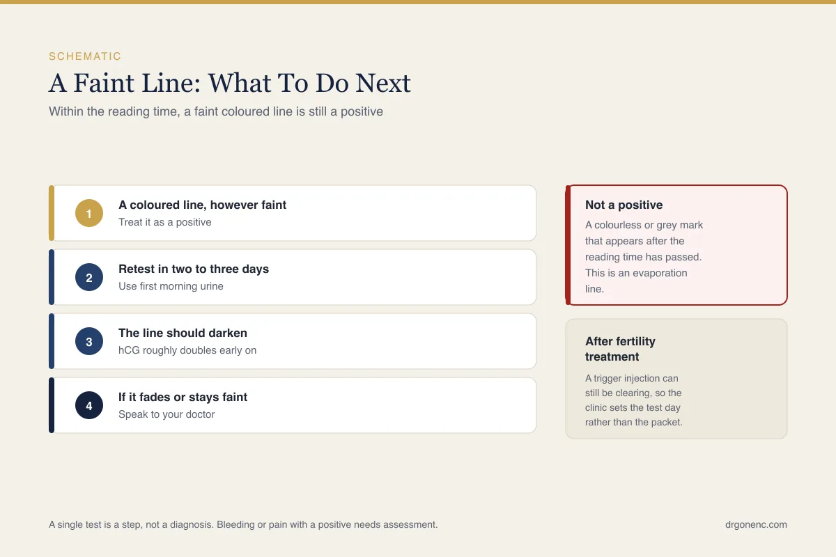 Faint line on a pregnancy test: is it positive, and what to do next