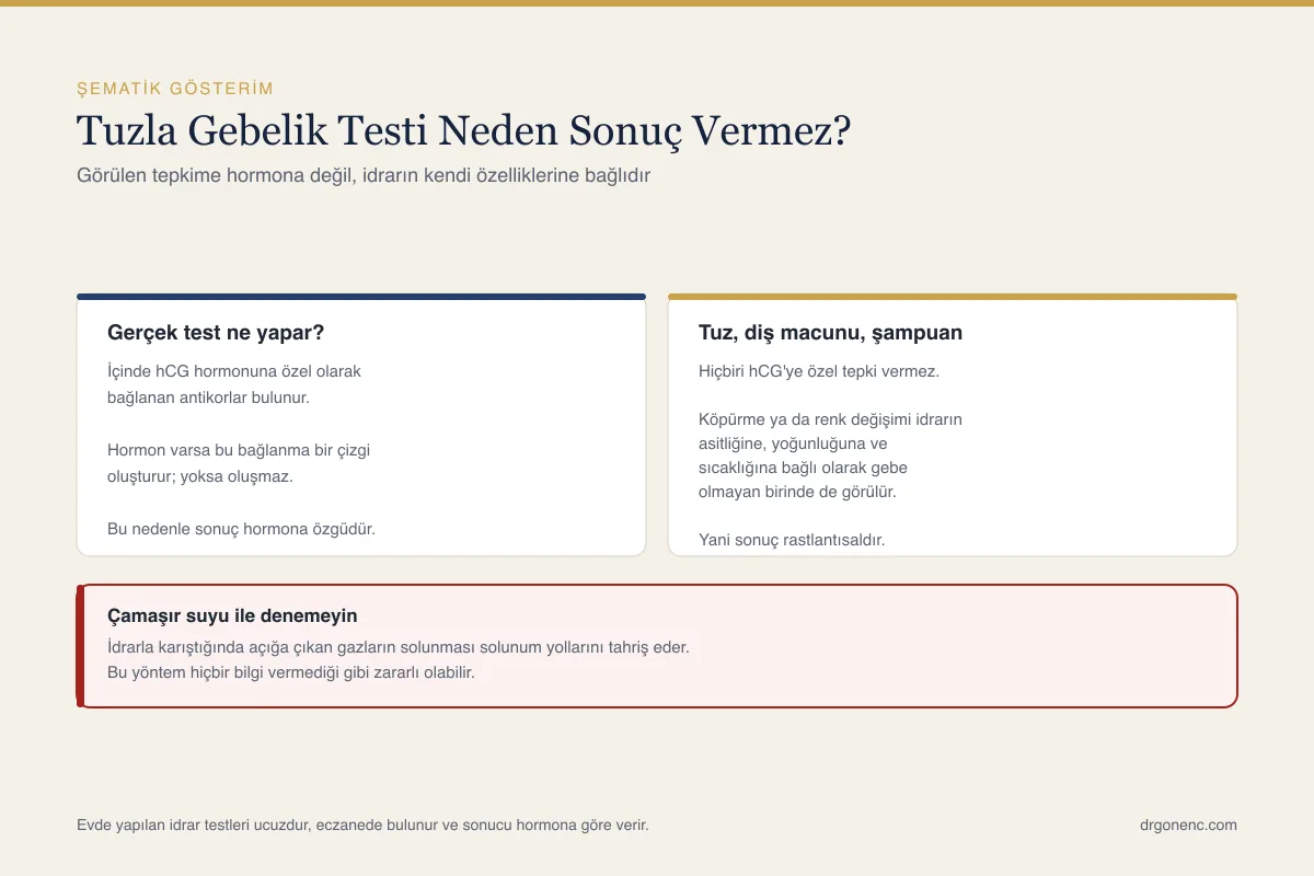 Tuz ile gebelik testi doğru mu, gerçekten sonuç verir mi?