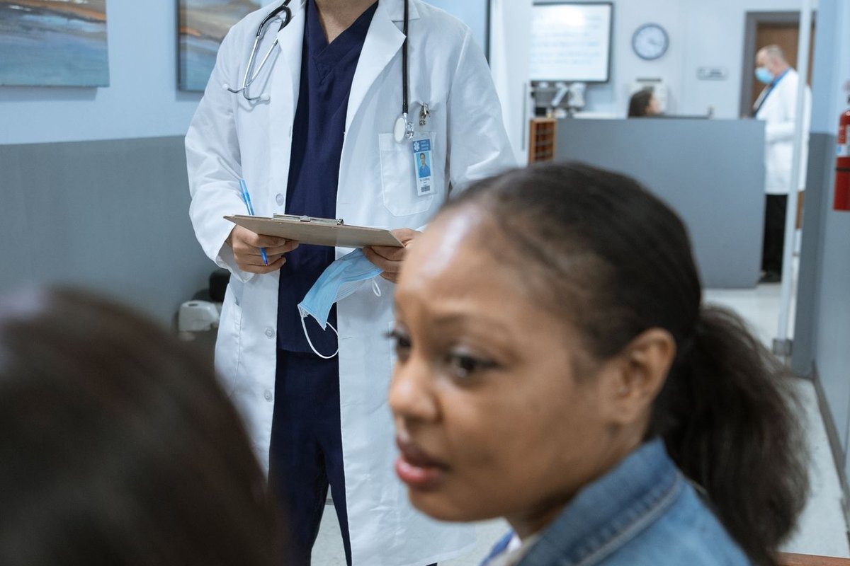 Woman learning about endometriosis and its effect on fertility